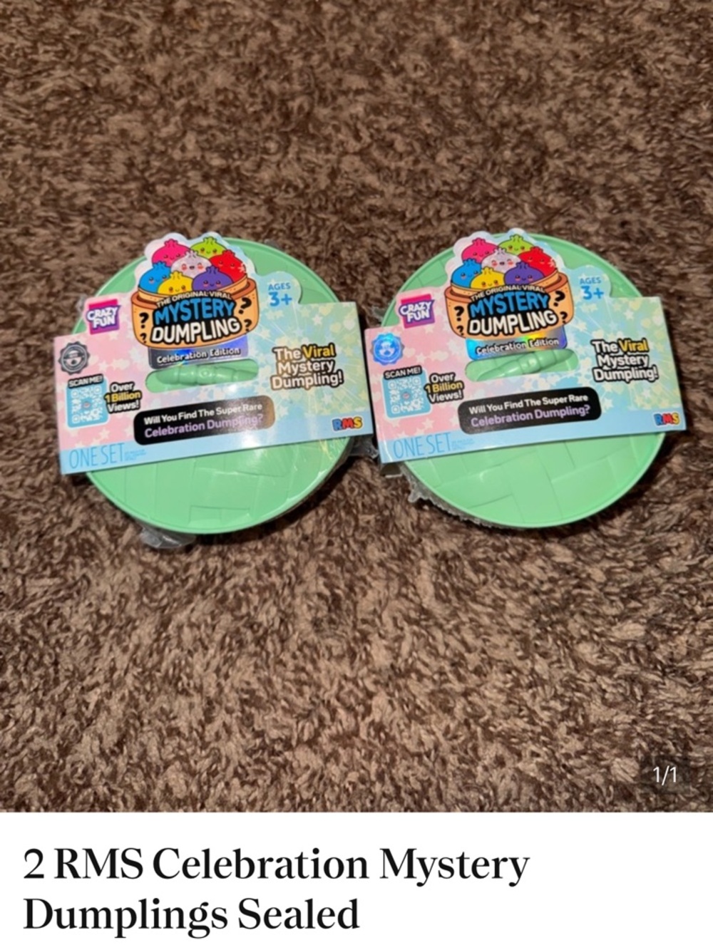 Mystery Dumpling Celebration Toy - Green